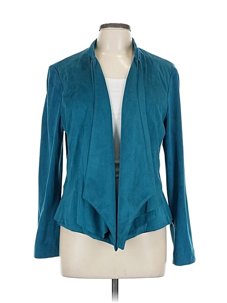 Pre-owned Inc International Concepts Blazer Jacket In Blue