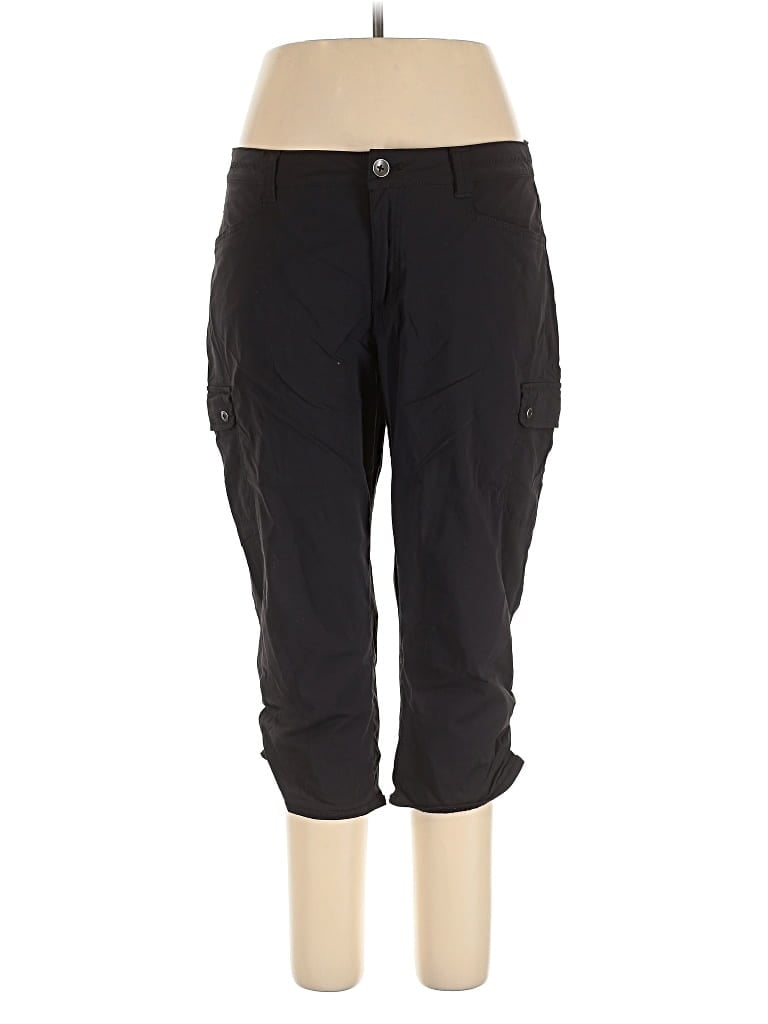 Pre-owned Eddie Bauer Casual Pants In Black