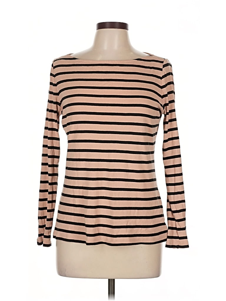 Pre-owned Gap Long Sleeve T-shirt In Brown