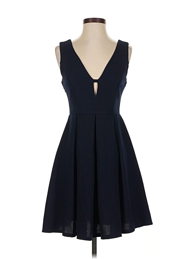 Pre-owned She + Sky Cocktail Dress In Blue