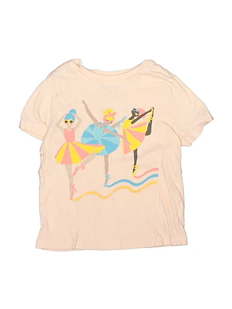 Pre-owned Old Navy Kids' Short Sleeve T-shirt In White