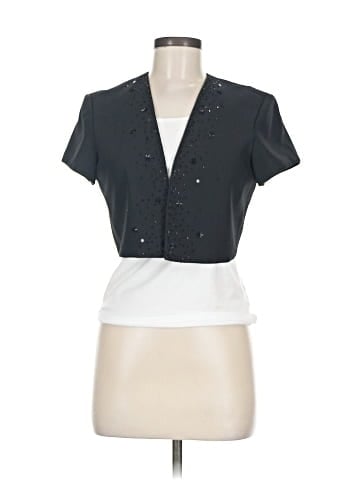 J.R. Nites by Caliendo Short Sleeve Blouse (view 1)
