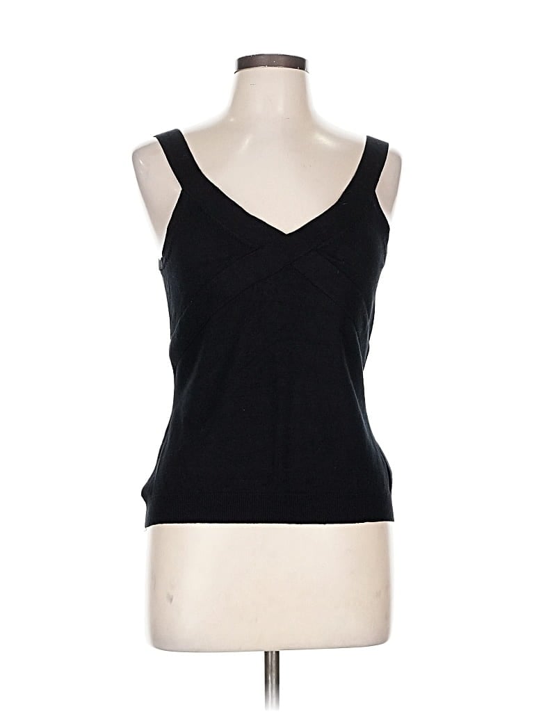 Pre-owned Assorted Brands Tank Top Black Strapless Neckline Tops