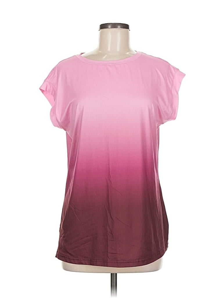 Pre-owned Unbranded Short Sleeve T-shirt In Pink