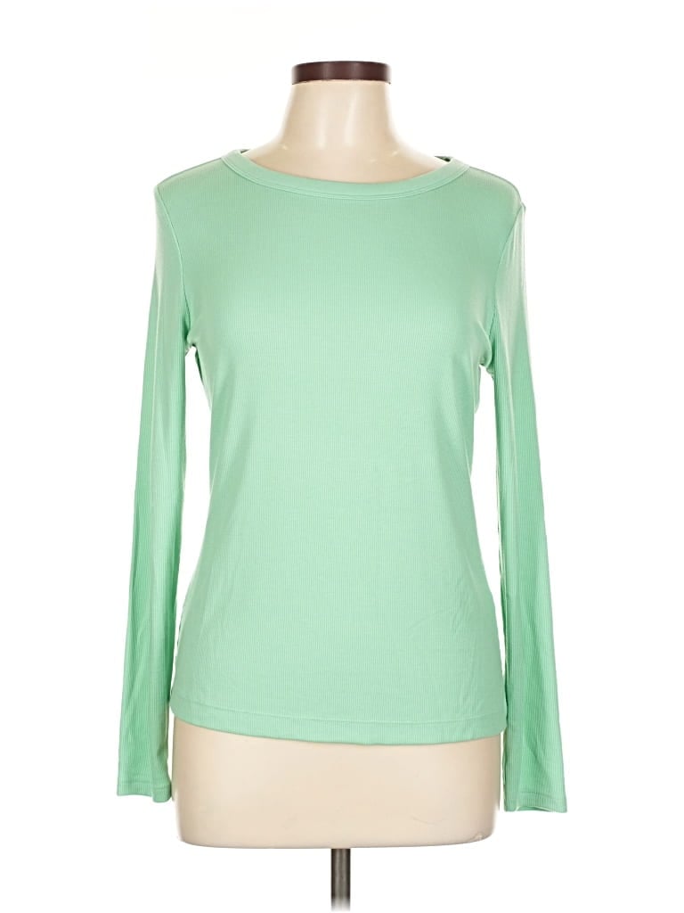 Pre-owned On 34th Long Sleeve T-shirt In Green