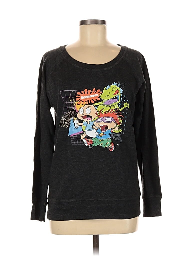 Pre-owned Instant Message Sweatshirt In Black