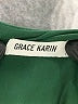 Grace Karin Solid Green Cocktail Dress Size S - photo 6