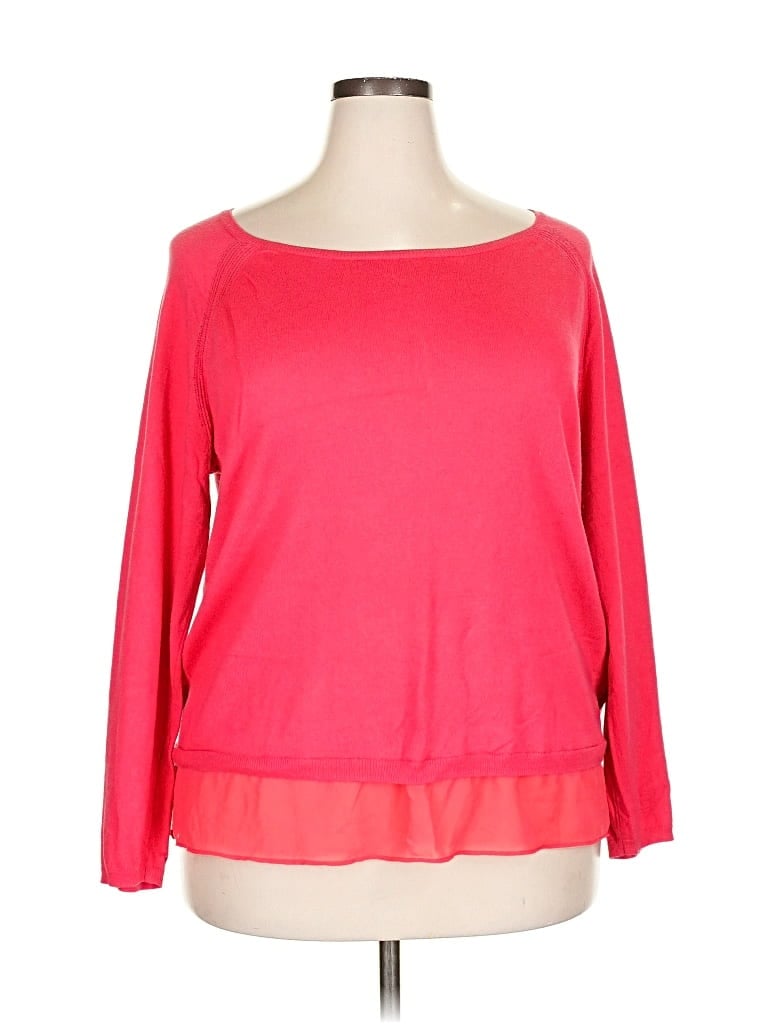 Pre-owned Dknyc Pullover Sweater In Pink