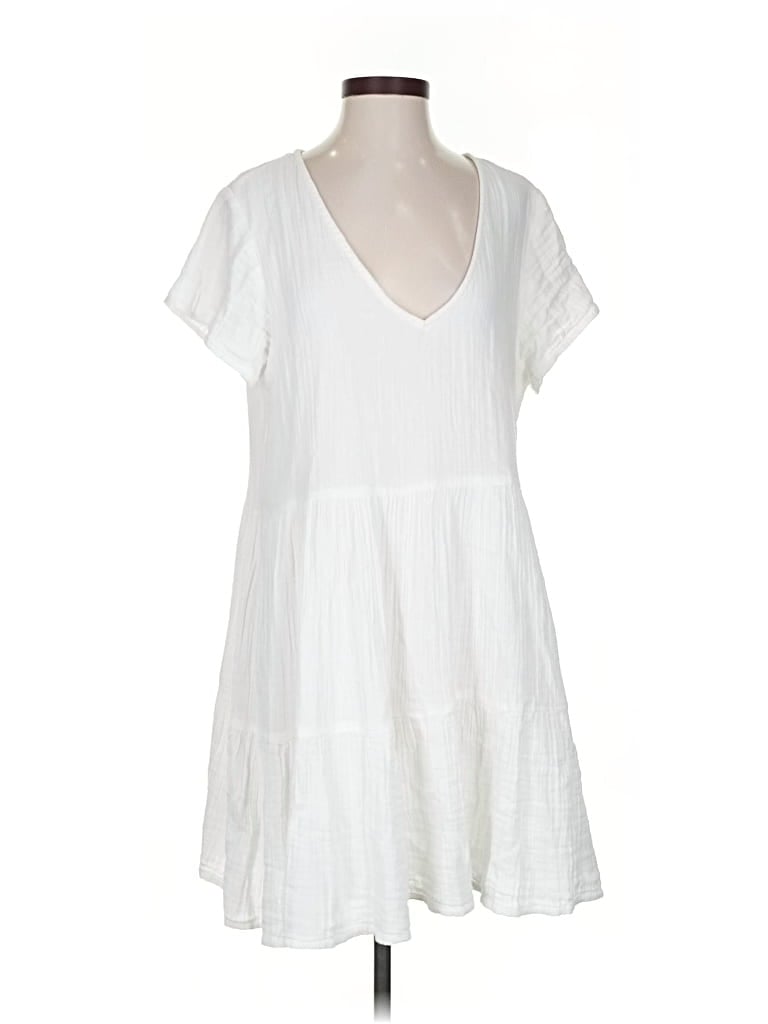 Pre-owned Rip Curl Casual Dress In White
