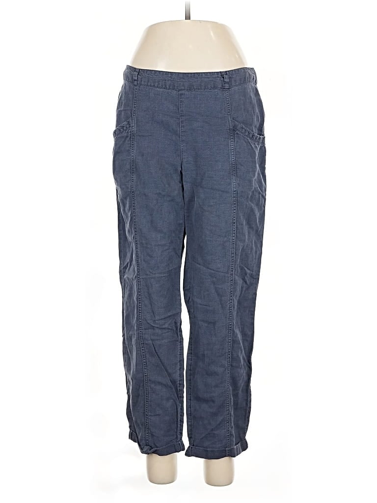 Pre-owned C&c California Linen Pants In Blue