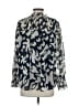 Nic + Zoe 100% Polyester Silver 3/4 Sleeve Blouse Size S - photo 2