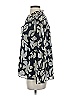 Nic + Zoe 100% Polyester Silver 3/4 Sleeve Blouse Size S - photo 5