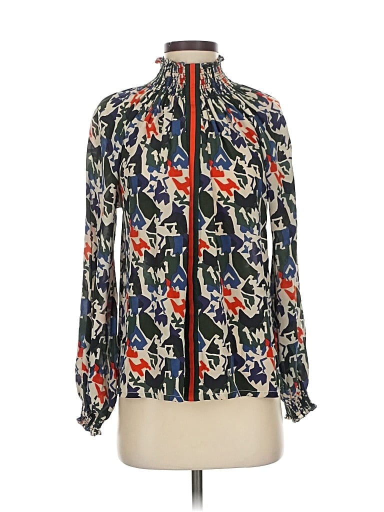 Pre-owned Rungolee Long Sleeve Blouse In Black