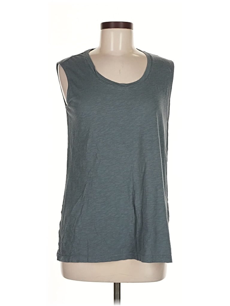 Pre-owned Eddie Bauer Sleeveless T-shirt In Gray