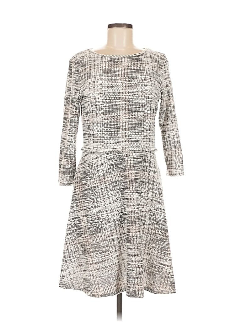 Pre-owned Max Studio Casual Dress In Gray
