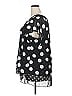 Lane Bryant 100% Polyester Polka Dots Black Short Sleeve Blouse Size 22 - 24 Plus - photo 5