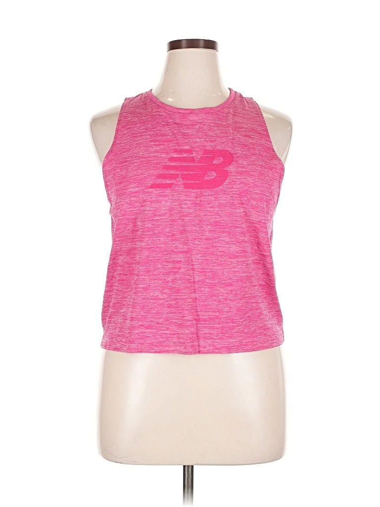 Pre-owned New Balance Active Tank Top In Pink