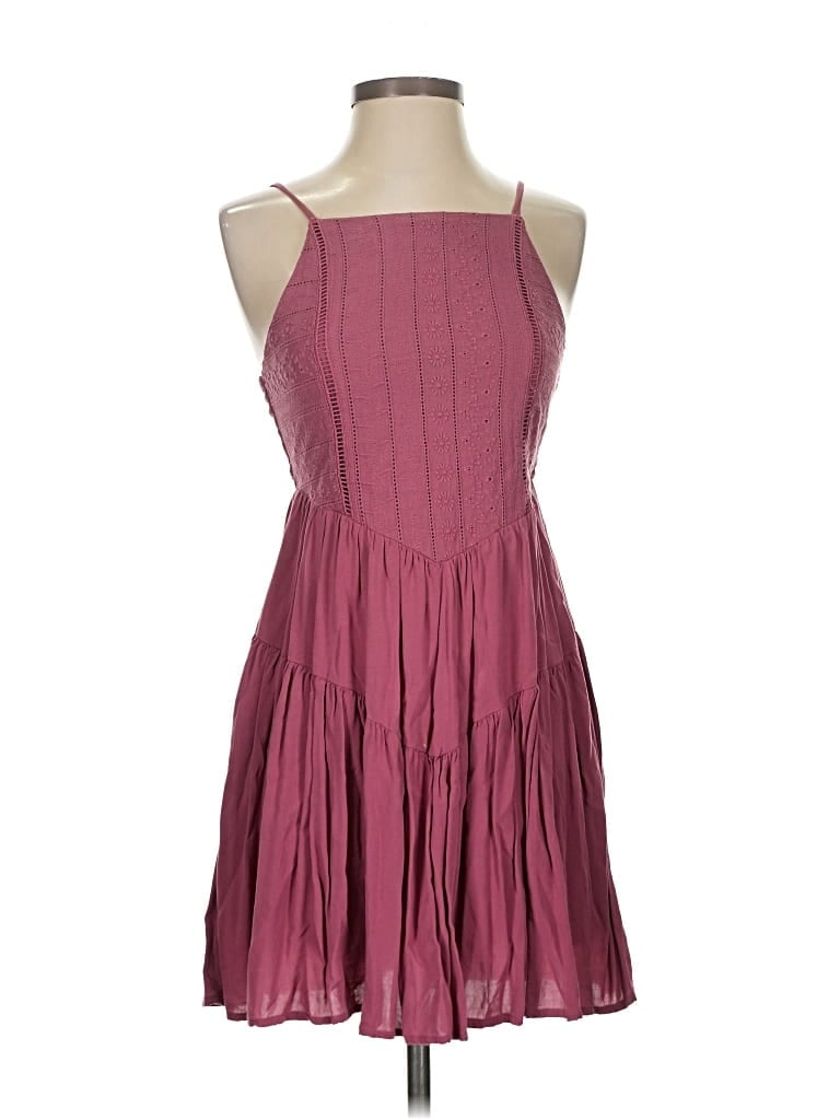 Pre-owned Wild Fable Cocktail Dress In Burgundy