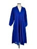 Tome 100% Polyester Blue Casual Dress Size 4 - photo 1