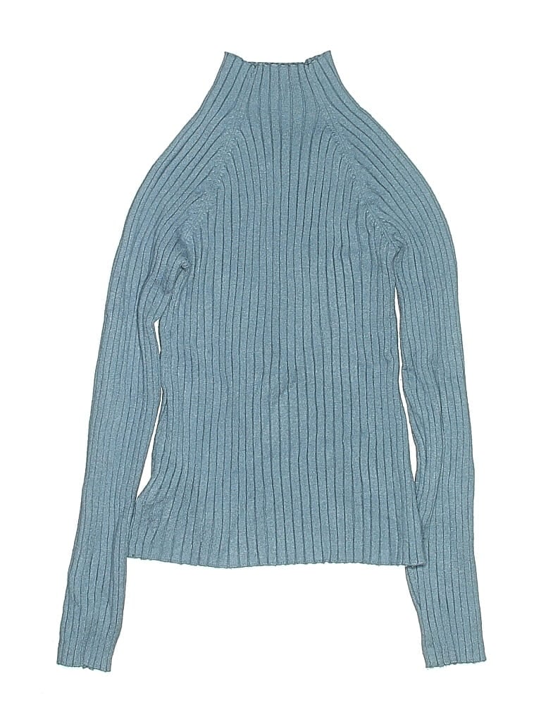 Pre-owned Mayoral Kids' Turtleneck Sweater In Blue