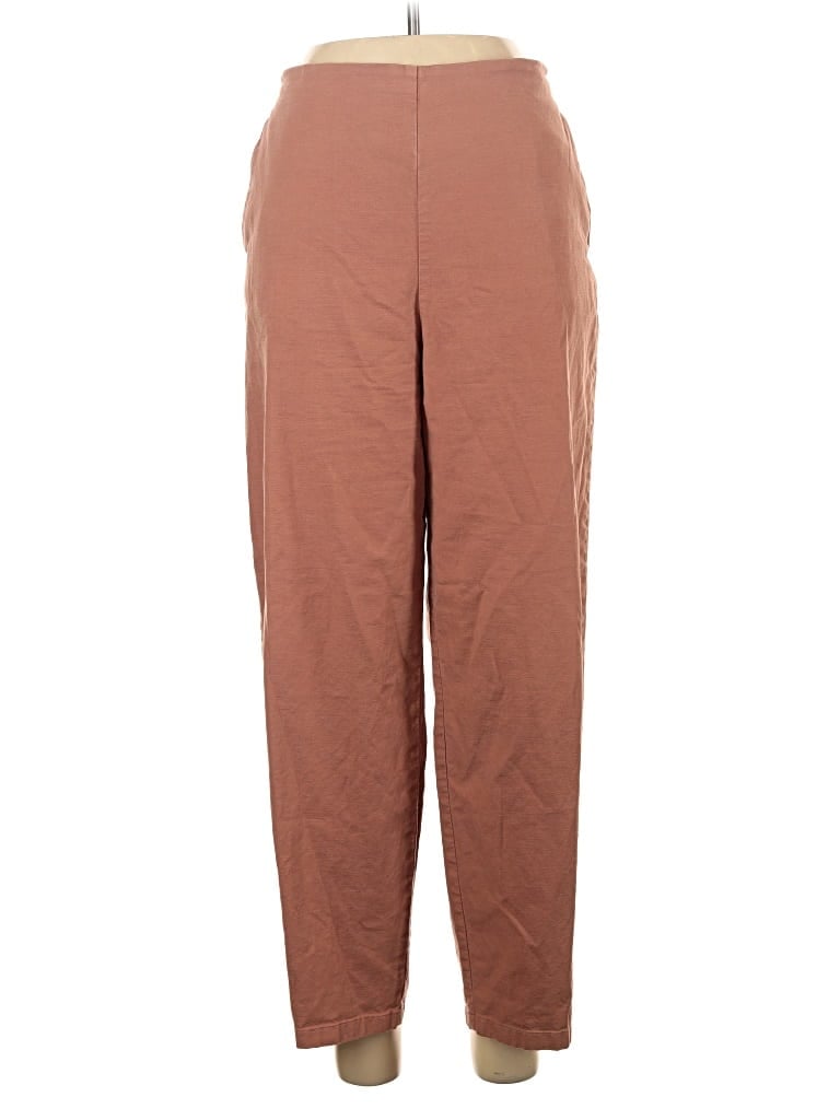 Pre-owned Eileen Fisher Casual Pants In Brown