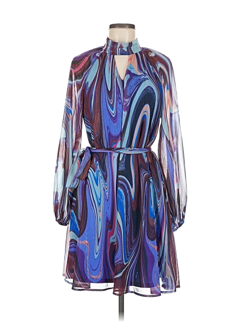 Pre-owned Intempo Cocktail Dress In Blue