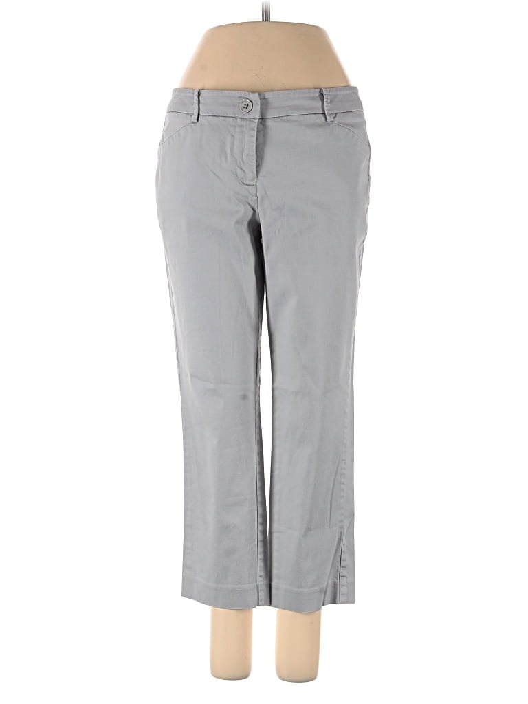 Pre-owned New York And Company Casual Pants In Gray