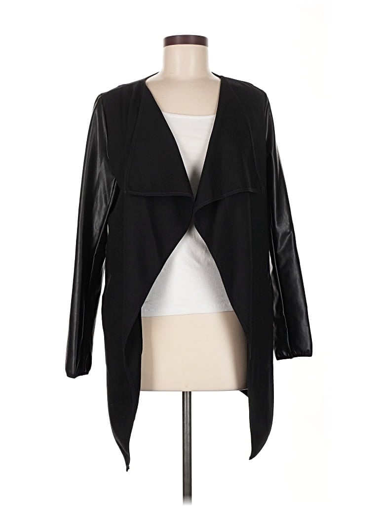 Pre-owned Peach Blazer Jacket In Black