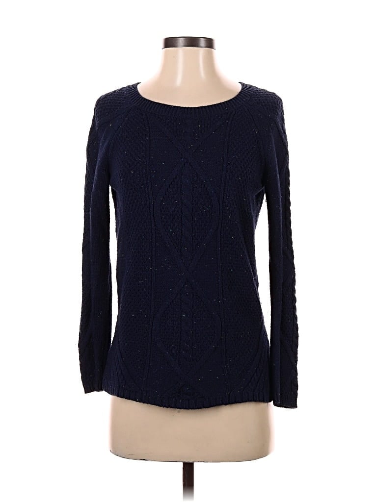 Pre-owned Talbots Outlet Pullover Sweater In Blue