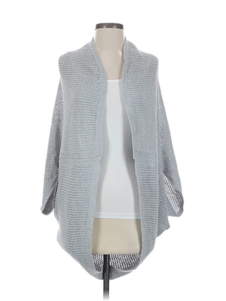 Pre-owned Jjill Cardigan Sweater In Gray