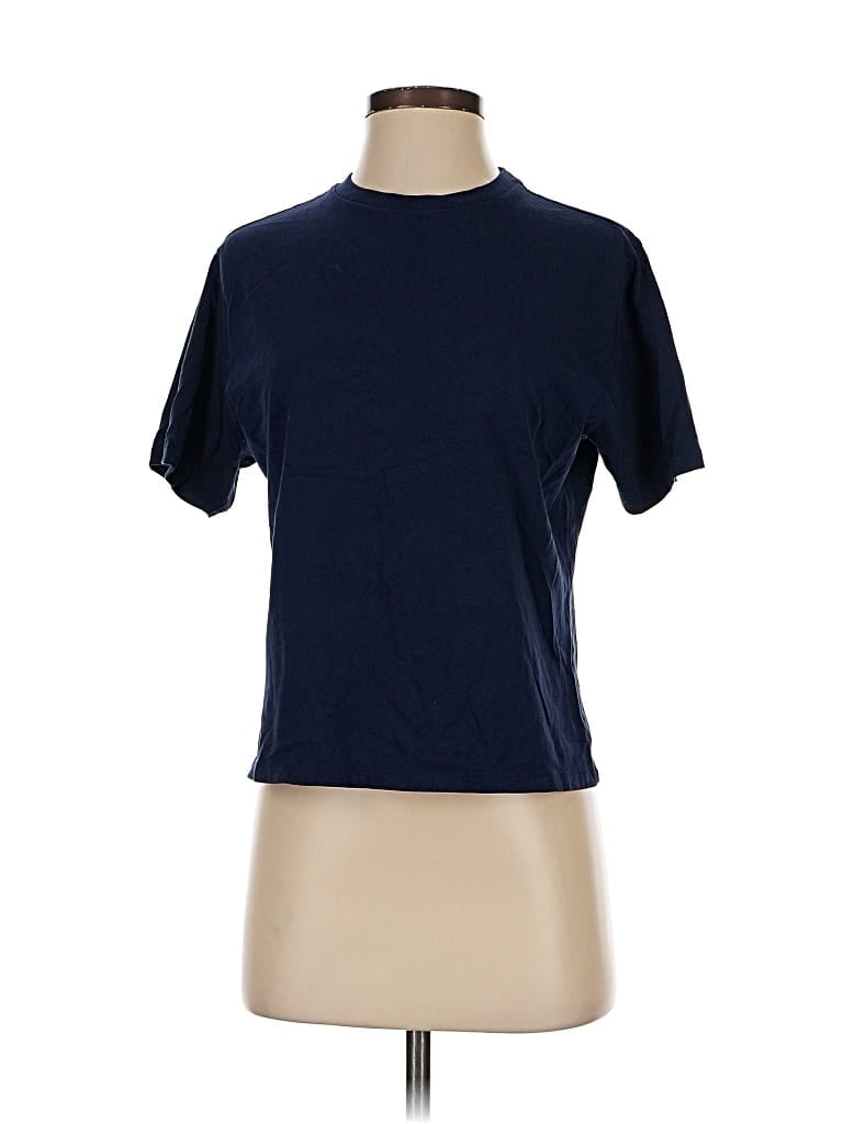 Pre-owned Essentials Short Sleeve Turtleneck In Blue