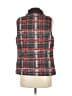 Tribal 100% Polyester Plaid Red Vest Size M - photo 2
