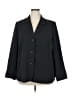 Rafaella 100% Polyester Black Blazer Size 22 - photo 1