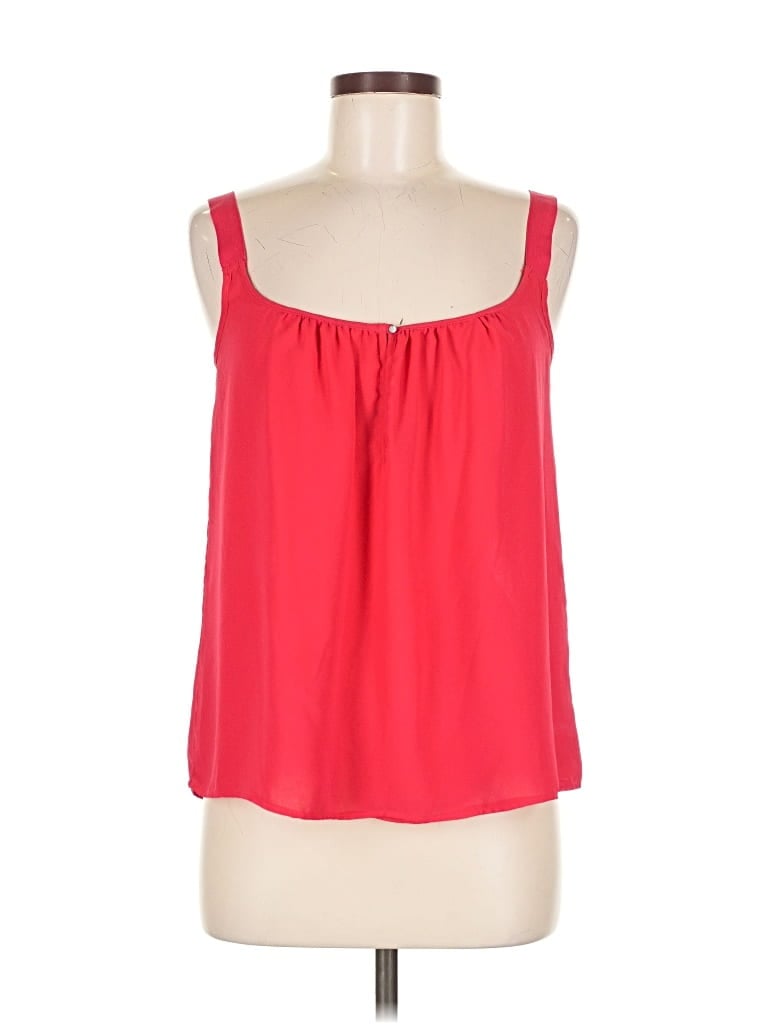 Pre-owned Zara Collection Sleeveless Blouse In Red