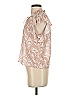 Intermix Pink Short Sleeve Blouse Size S - photo 5