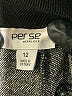 Per Se By Carlisle Houndstooth Gray Casual Pants Size 12 - photo 4