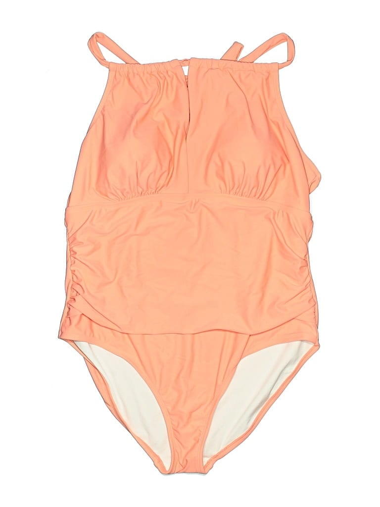 Pre-owned Kona Sol One Piece Swimsuit In Orange