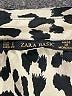Zara Basic Animal Print Ivory 3/4 Sleeve Blouse Size S - photo 7