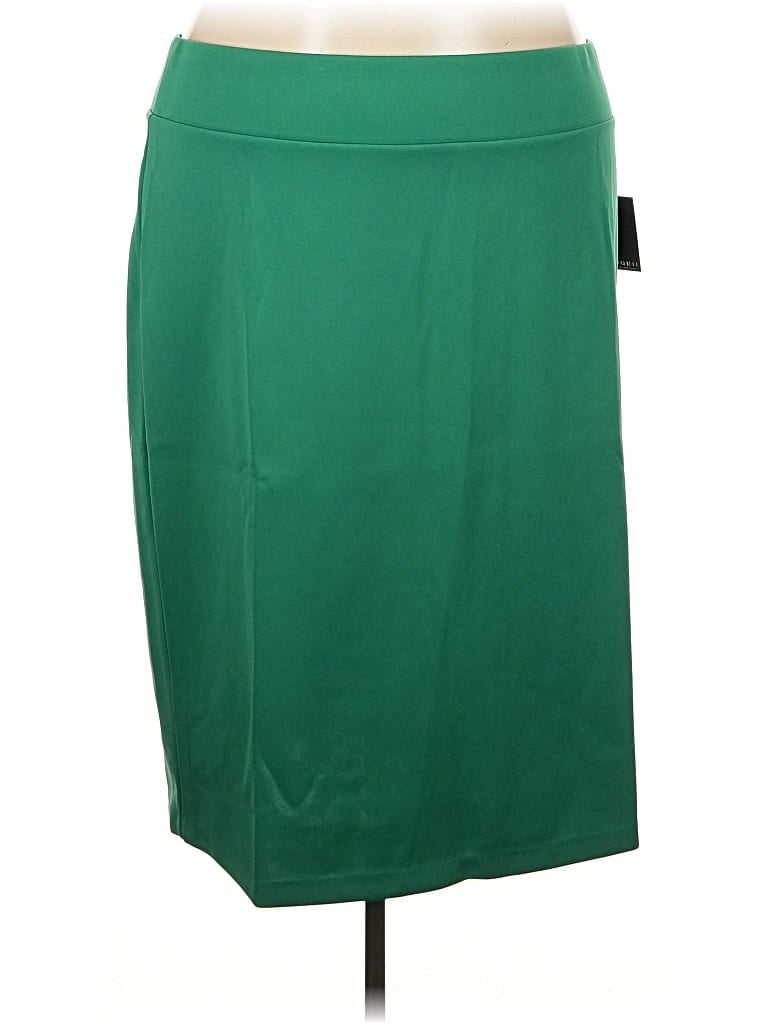 Eloquii Casual Skirt In Green