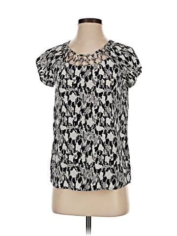 Joie Short Sleeve Silk Top (view 1)