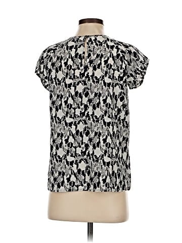 Joie Short Sleeve Silk Top (view 2)