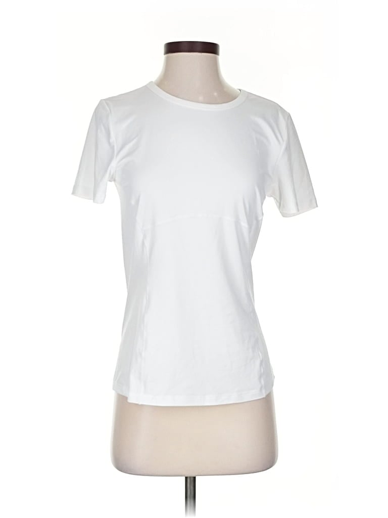 Pre-owned Fabletics Active T-shirt In White