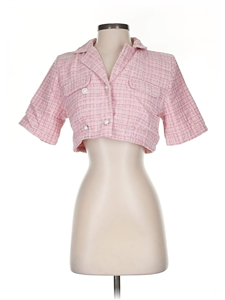 Pre-owned Assorted Brands Blazer Jacket In Pink