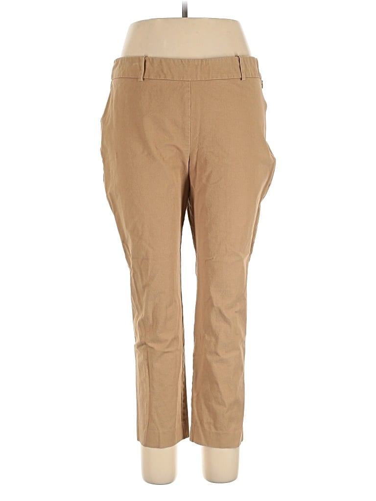 Pre-owned Ann Taylor Factory Khaki Pant In Brown