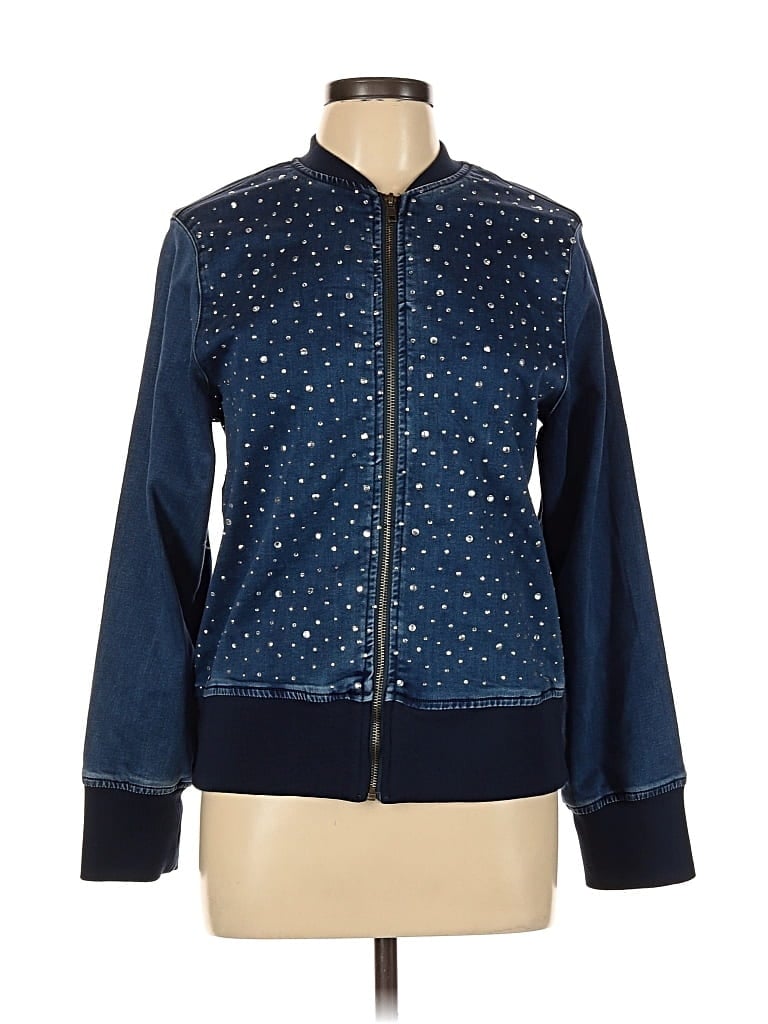 Pre-owned Ashley Stewart Jacket In Blue