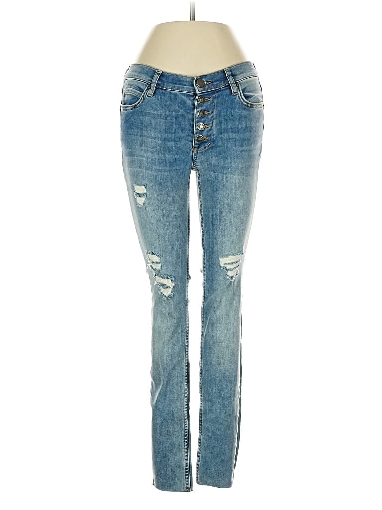 Pre-owned Free People Jeans In Blue