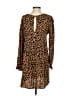 BP. Animal Print Brown Casual Dress Size S - photo 2