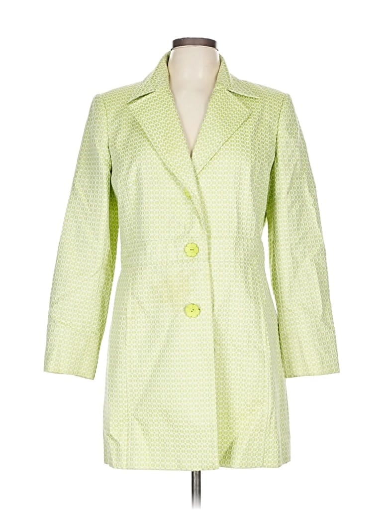 Pre-owned Worthington Raincoat In Green