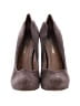 Donald J Pliner Gray Brown Heels Size 8 1/2 - photo 2