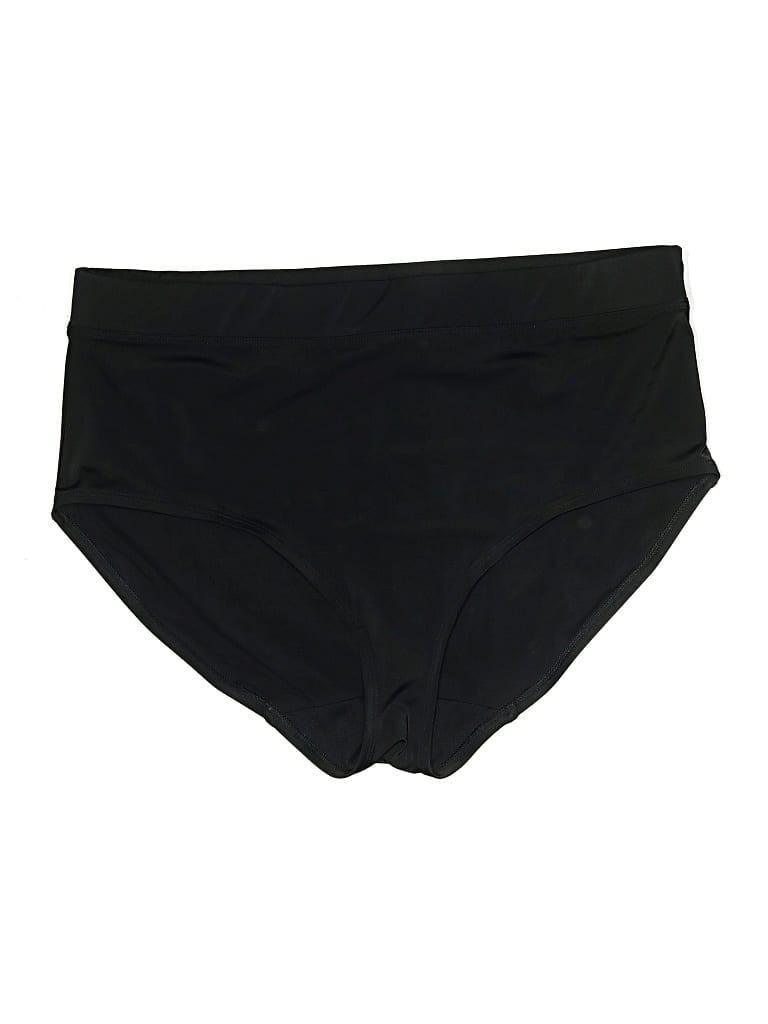 Pre-owned Swim By Cacique Swimsuit Bottoms In Black